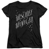 Harry Potter Mischief Managed 4 Womens T Shirt Black Officially Licensed - POPvault