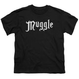 Harry Potter Muggle Kids Youth T Shirt Black Officially Licensed - POPvault
