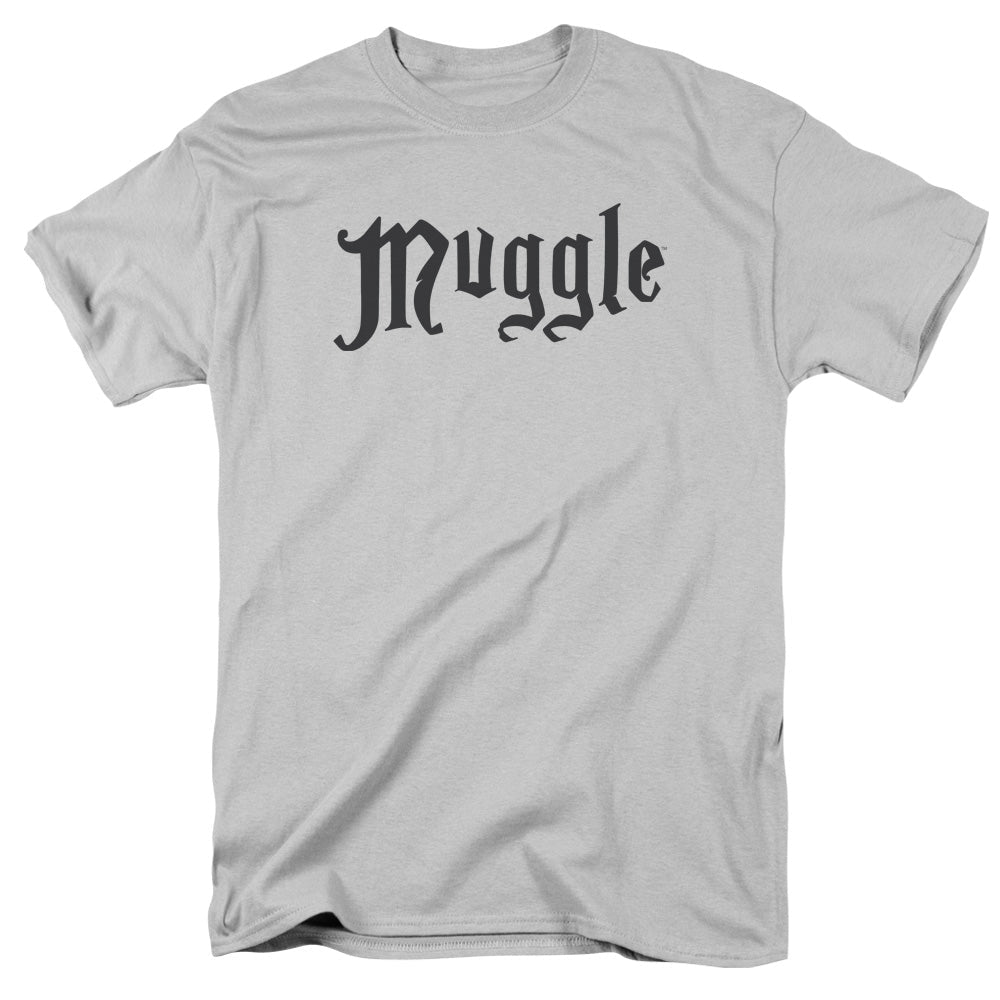 Harry Potter Muggle Mens T Shirt Silver Officially Licensed - POPvault