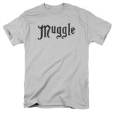 Harry Potter Muggle Mens T Shirt Silver Officially Licensed - POPvault