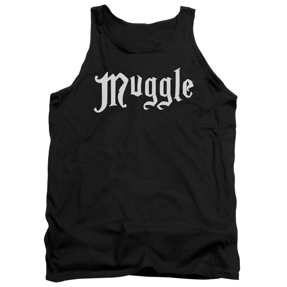 Harry Potter Muggle Mens Tank Top Shirt Black Officially Licensed - POPvault