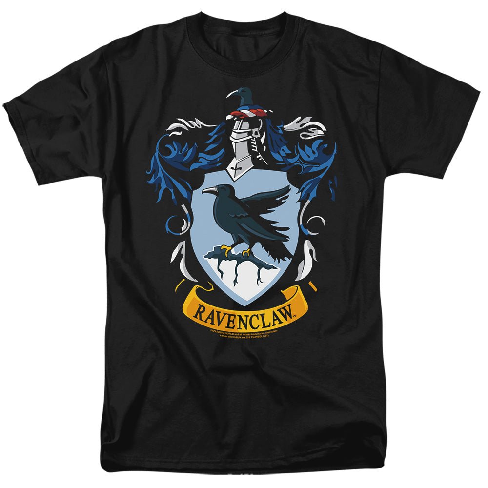 Harry Potter Ravenclaw Crest Mens T Shirt Black Officially Licensed - POPvault
