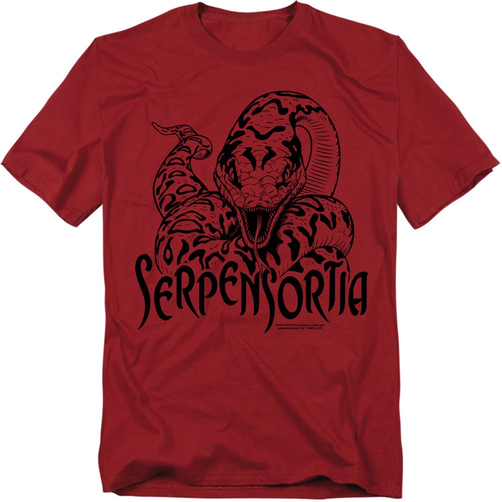Harry Potter Serpensortia Mens T Shirt Cardinal Officially Licensed - POPvault