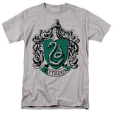 Harry Potter Slytherin Crest Mens T Shirt Athletic Heather Officially Licensed - POPvault