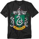 Harry Potter Slytherin Crest Mens T Shirt Black Officially Licensed - POPvault