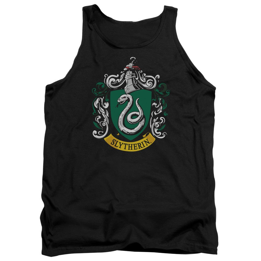 Harry Potter Slytherin Crest Mens Tank Top Shirt Black Officially Licensed - POPvault