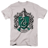 Harry Potter Slytherine Crest Mens T Shirt Silver Officially Licensed - POPvault