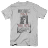 Harry Potter Undesirable No 1 Distressed Mens T Shirt Silver Officially Licensed - POPvault