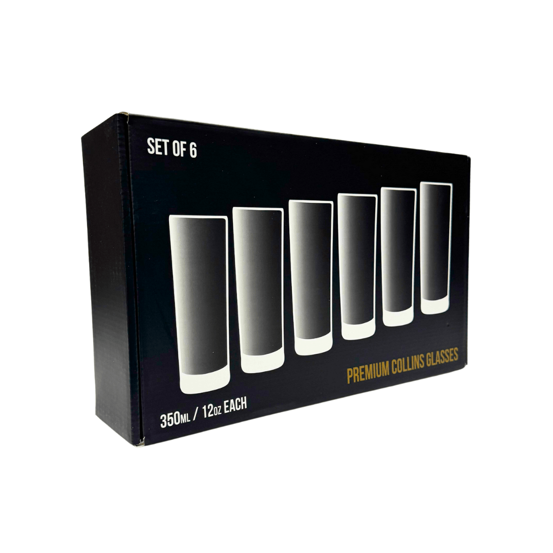 Highball Glasses Heavy Base Tom Collins Glasses - 12/15 - Ounce Cups - POPvault