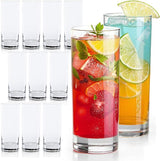 Highball Glasses Heavy Base Tom Collins Glasses - 12/15 - Ounce Cups - POPvault