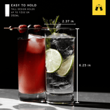 Highball Glasses Heavy Base Tom Collins Glasses - 12/15 - Ounce Cups - POPvault