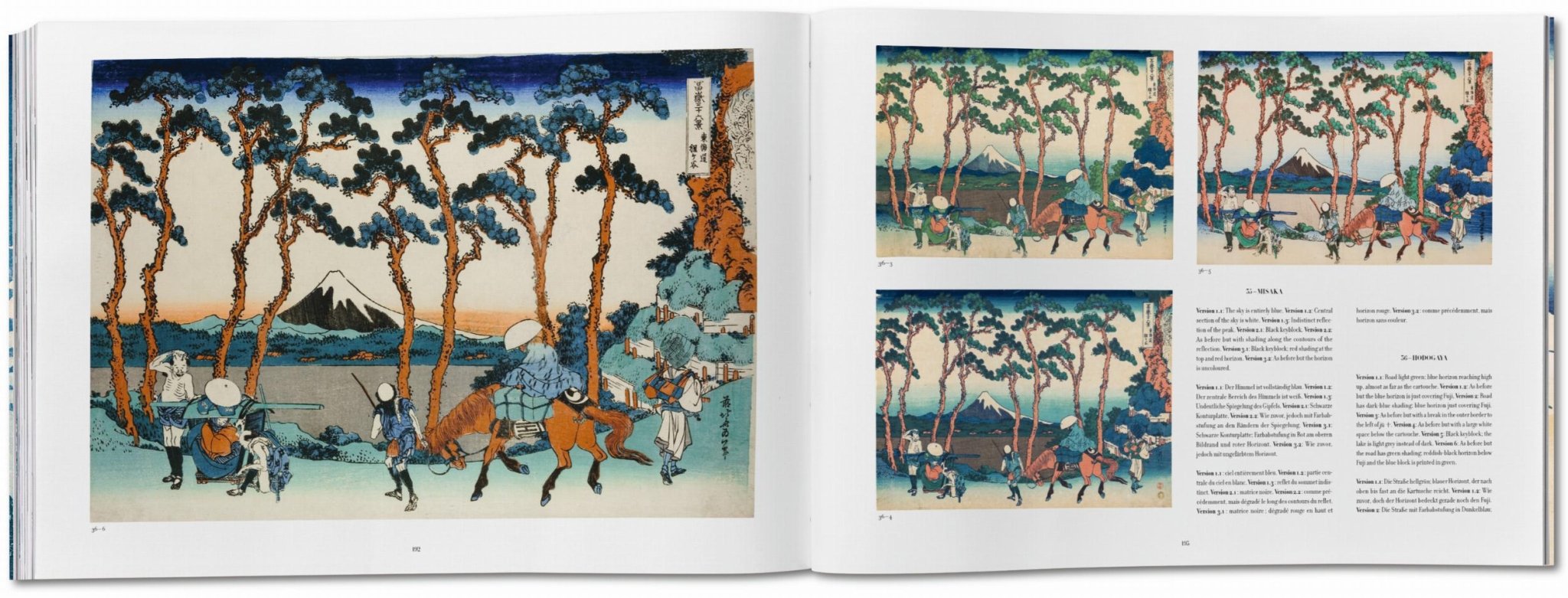 Hokusai. Thirty - six Views of Mount Fuji (German, French, English) - POPvault