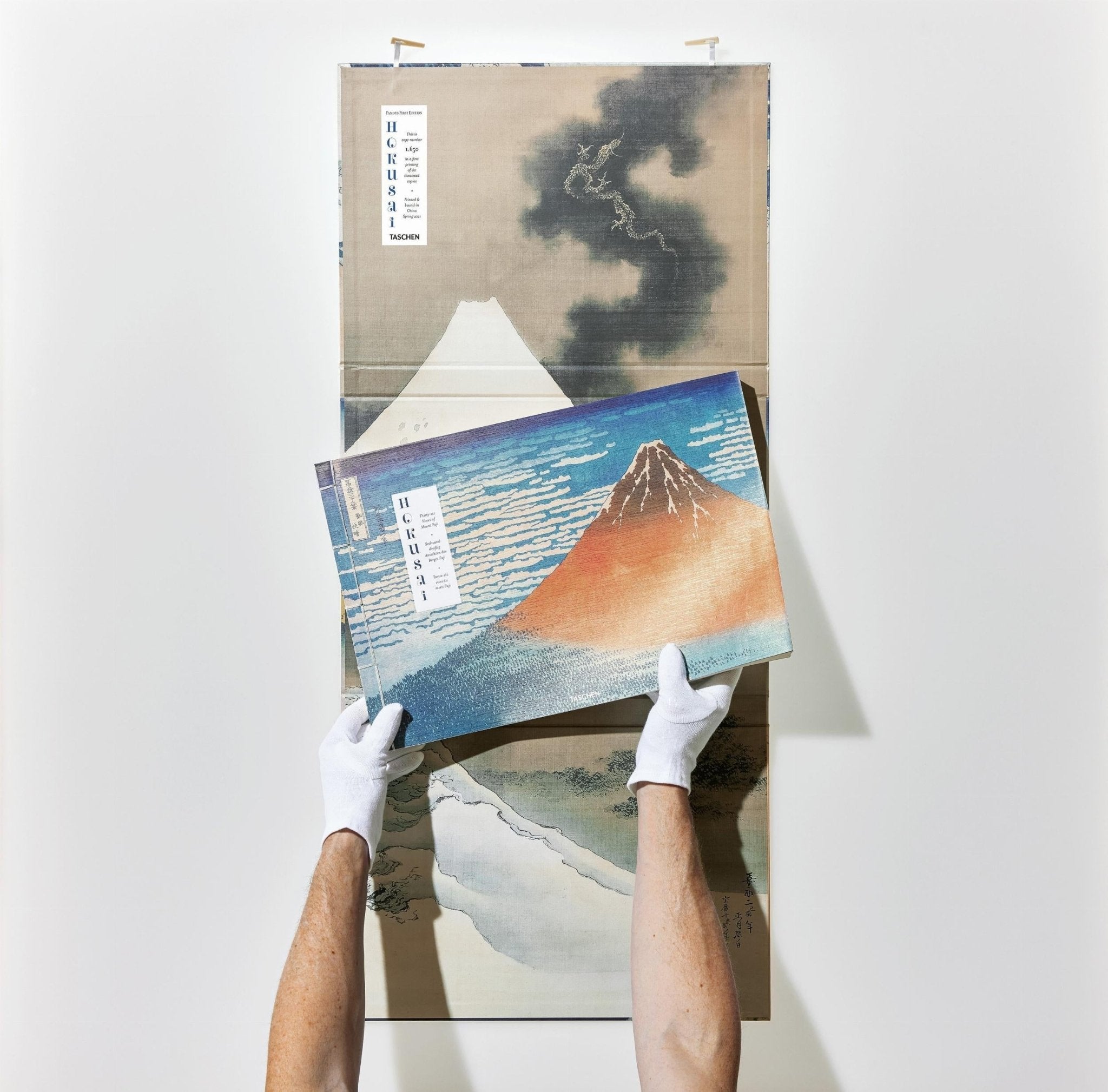 Hokusai. Thirty - six Views of Mount Fuji (German, French, English) - POPvault