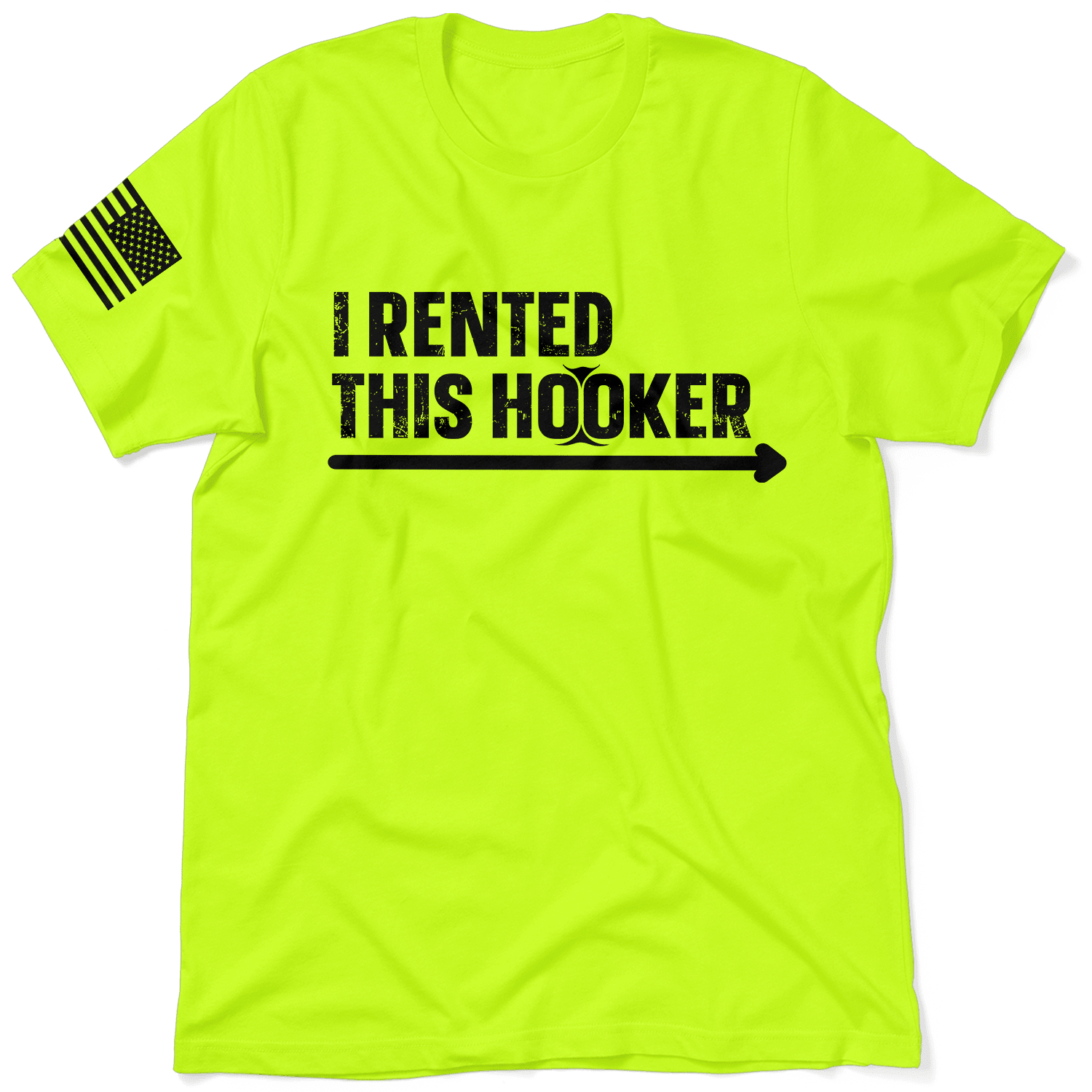 I Rented This Hooker - Safety Yellow Shirts - POPvault