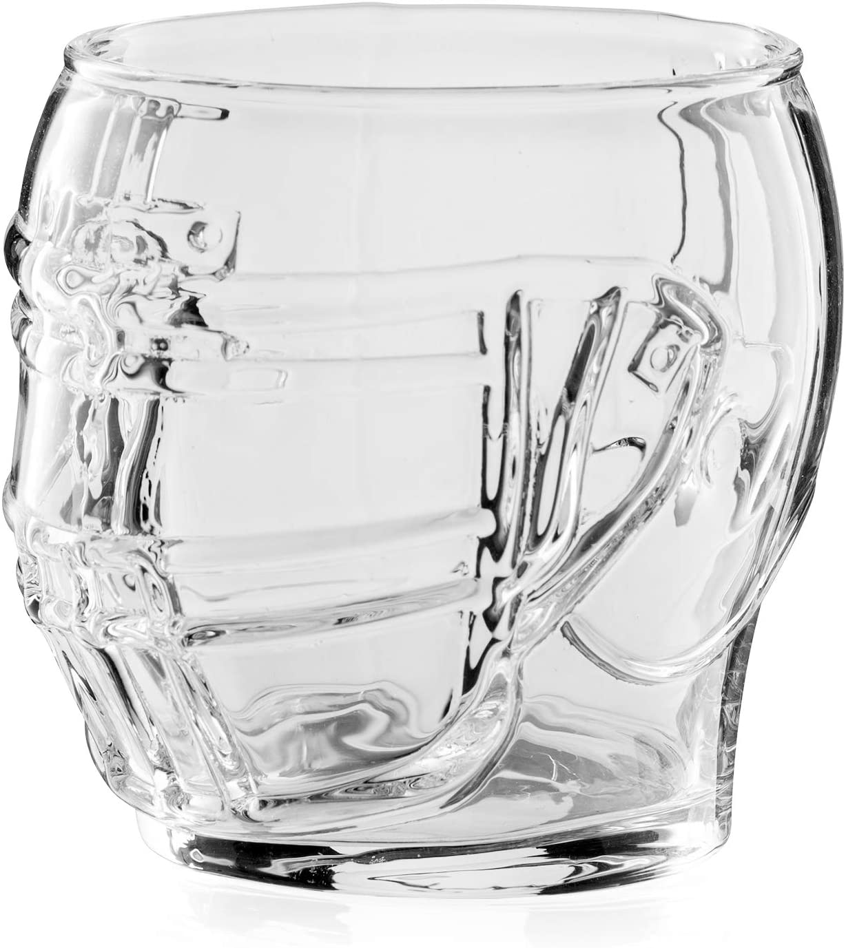 Ice Hockey 750 ml Whiskey Decanter Set With 4 8 Oz. Helmet Whiskey Glasses - POPvault