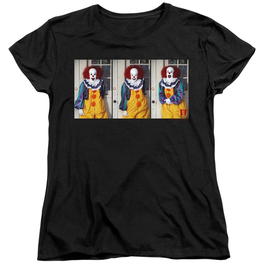 IT 1990 Joke Womens T Shirt Black Officially Licensed - POPvault
