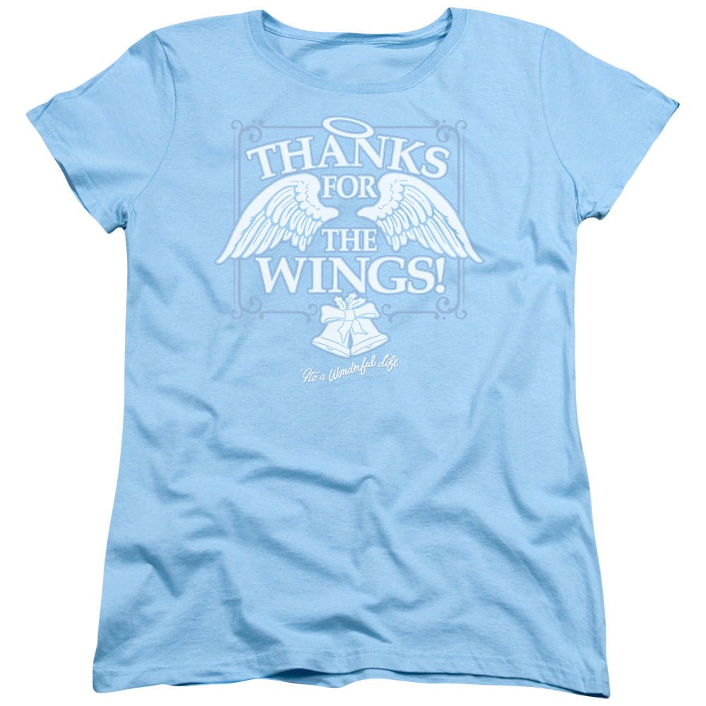 Its A Wonderful Life Dear George Womens T Shirt Light Blue Officially Licensed - POPvault