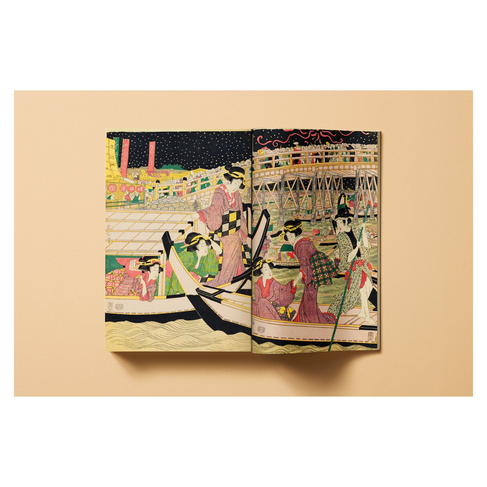 Japanese Woodblock Prints (German, French, English)-POPvault