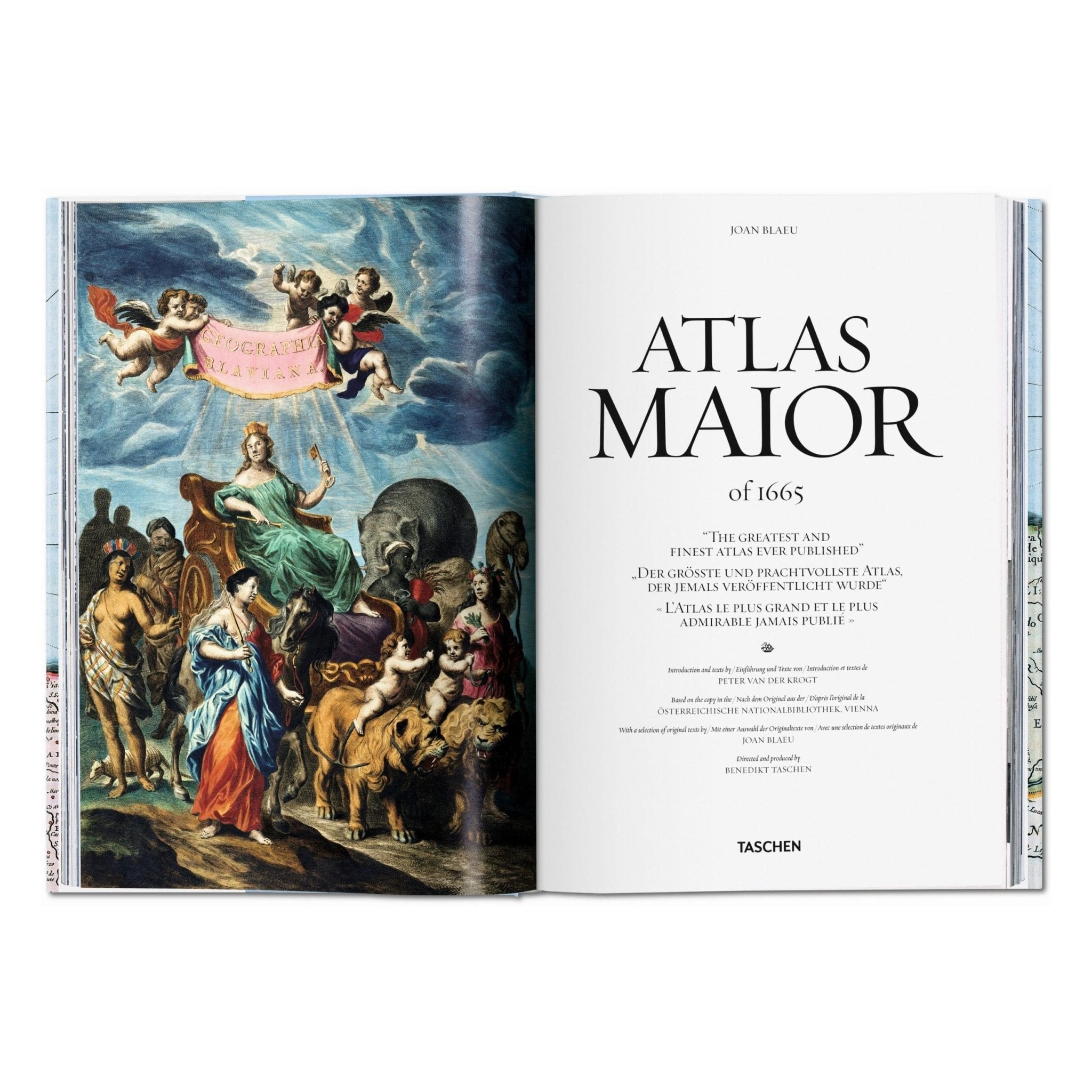 Joan Blaeu. Atlas Maior of 1665 (German, French, English)-POPvault