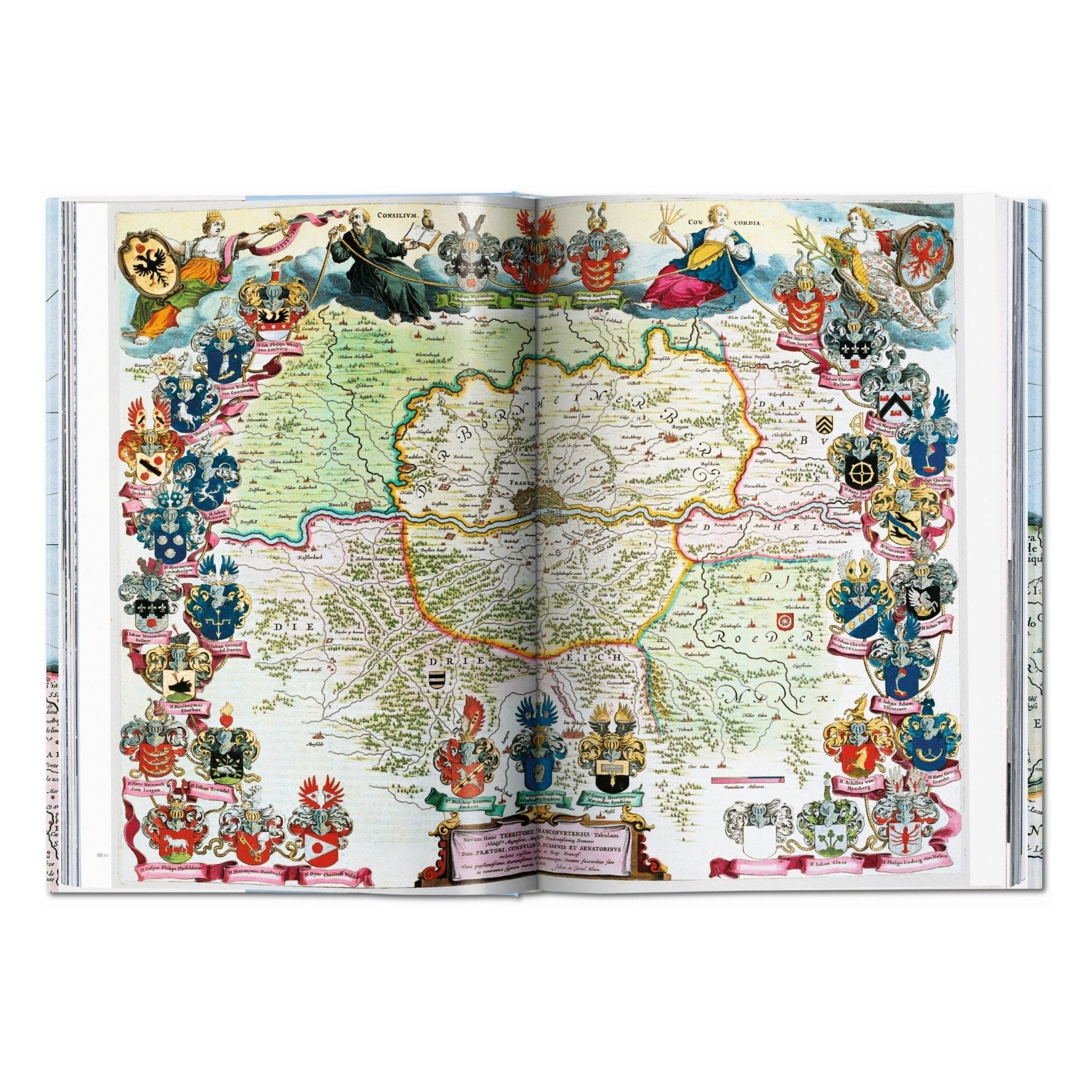 Joan Blaeu. Atlas Maior of 1665 (German, French, English)-POPvault