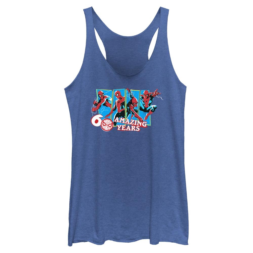 Junior's Marvel 60 AMAZING YEARS Tank Top - POPvault