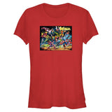 Junior's Marvel Avengers Classic The Avengers 60th Cover T-Shirt - POPvault - Licensed - Marvel Comics - Official
