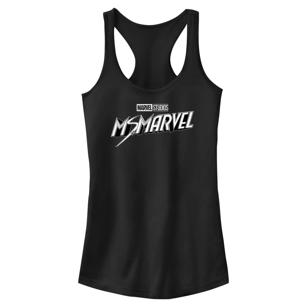 Junior's Marvel Black and White Tank Top - POPvault