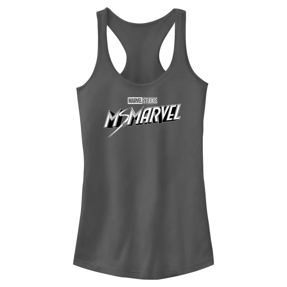 Junior's Marvel Black and White Tank Top - POPvault