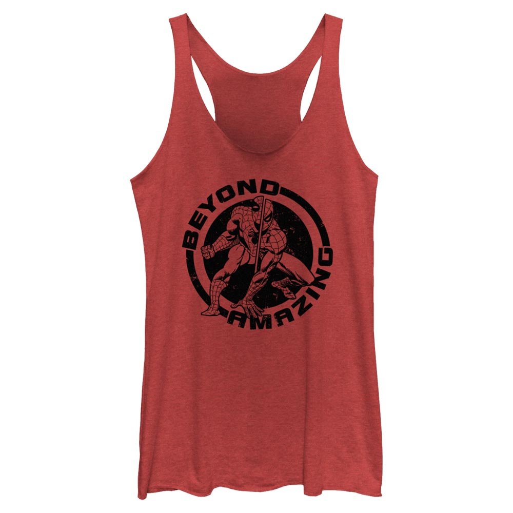 Junior's Marvel CIRCLE BEYOND AMAZING Tank Top - POPvault