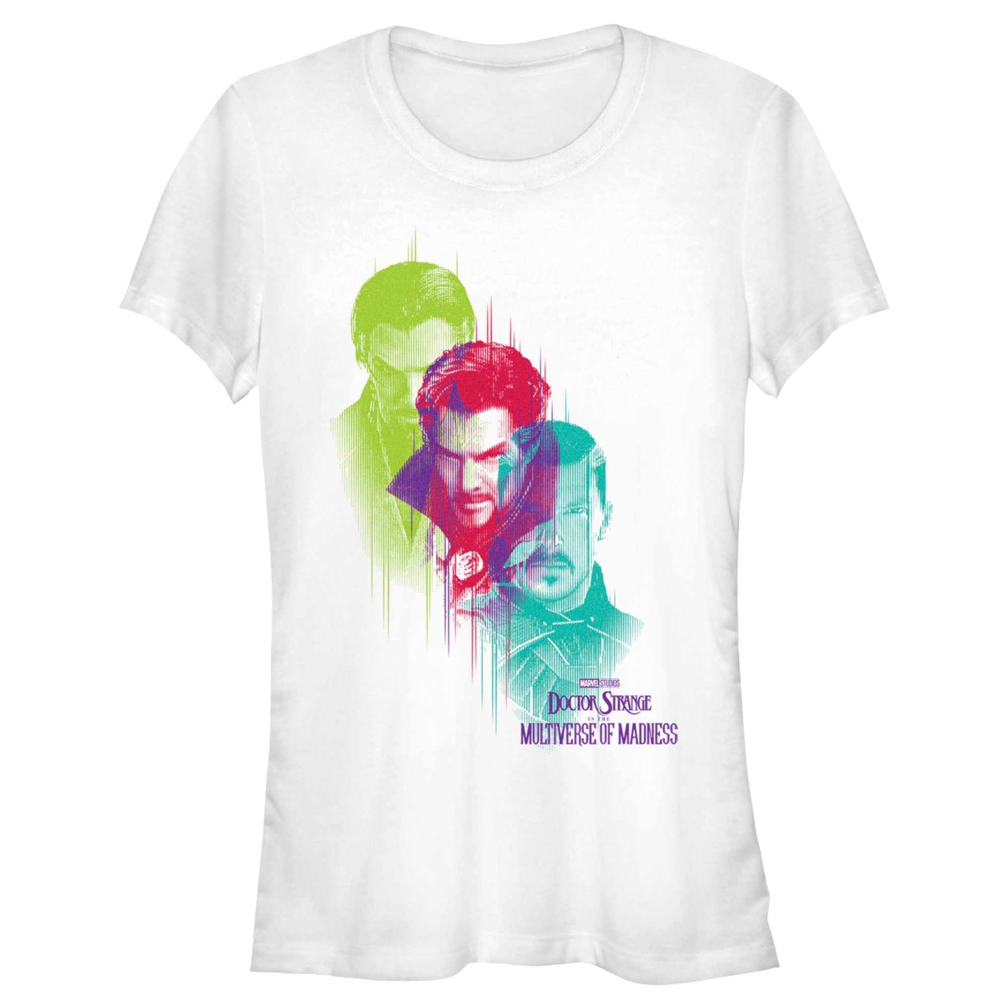 Junior's Marvel Doctor Strange Strange Portraits T - Shirt - POPvault