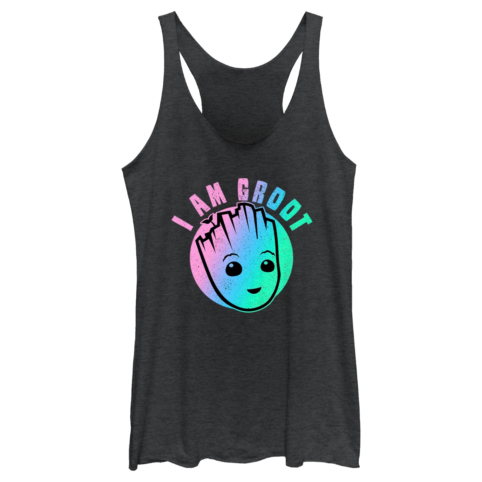 Junior's Marvel Groot Round Tank Top - POPvault