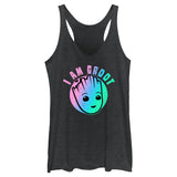 Junior's Marvel Groot Round Tank Top - POPvault
