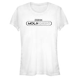 Junior's Marvel Moon Knight Black Logo T-Shirt - POPvault