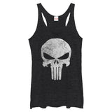 Junior's Marvel Punisher Distresskull Tank Top - POPvault