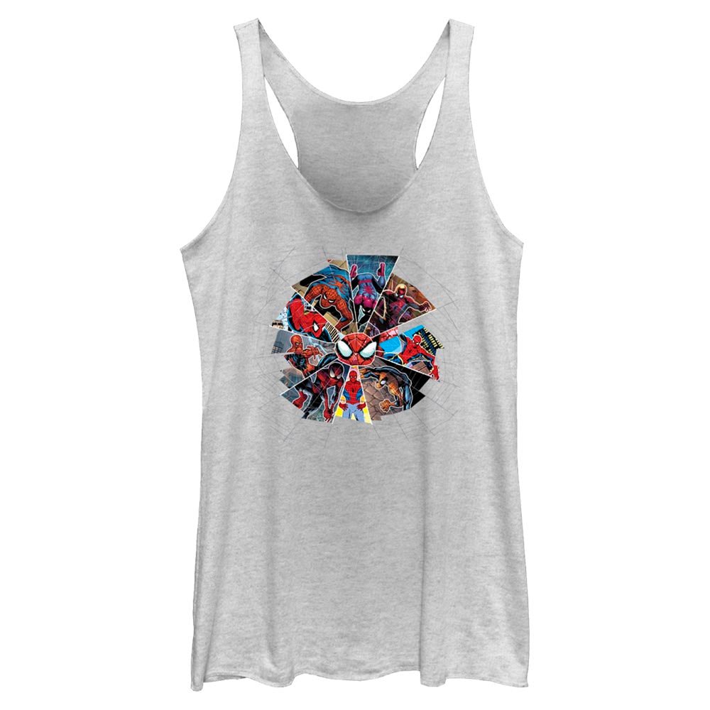 Junior's Marvel Spider - Man Beyond Amazing SPIDEY STAGES WEB Tank Top - POPvault