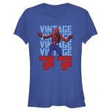 Junior's Marvel Spider - Man Beyond Amazing VINTAGE 77 SPIDEY T - Shirt - POPvault