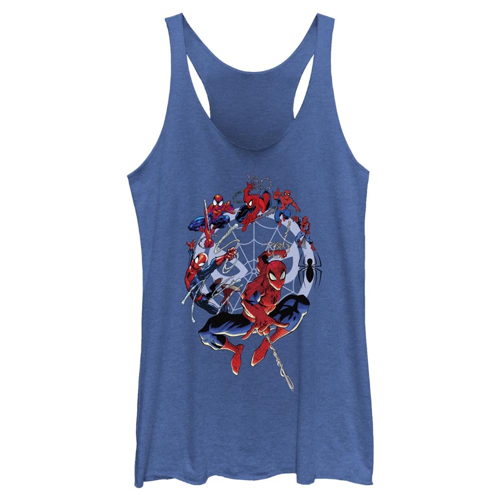 Junior's Marvel SPIDEY CIRCLE EVOLUTION Tank Top - POPvault