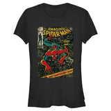 Junior's Marvel Spidey FrontCover T - Shirt - POPvault