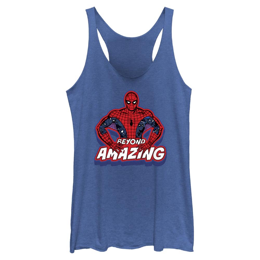 Junior's Marvel SPIDEY POSE BEYOND Tank Top - POPvault