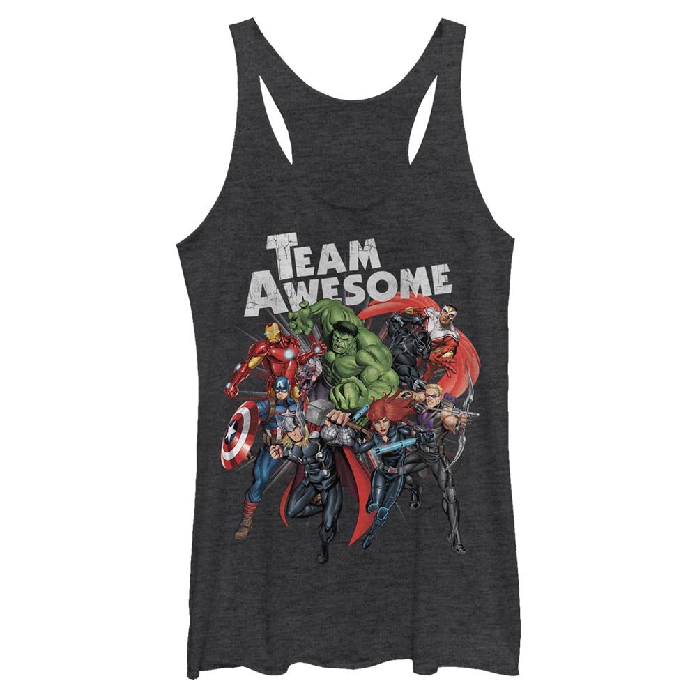 Junior's Marvel Team Awesome Tank Top - POPvault