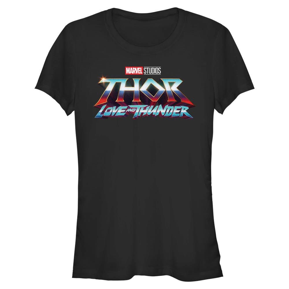 Junior's Marvel Thunder Logo T-Shirt - POPvault