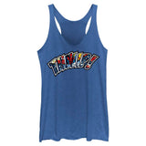 Junior's Marvel THWIP SPIDEY PANELS Tank Top - POPvault
