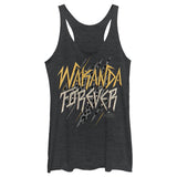 Junior's Marvel Wakanda Slant Forevs Tank Top - POPvault