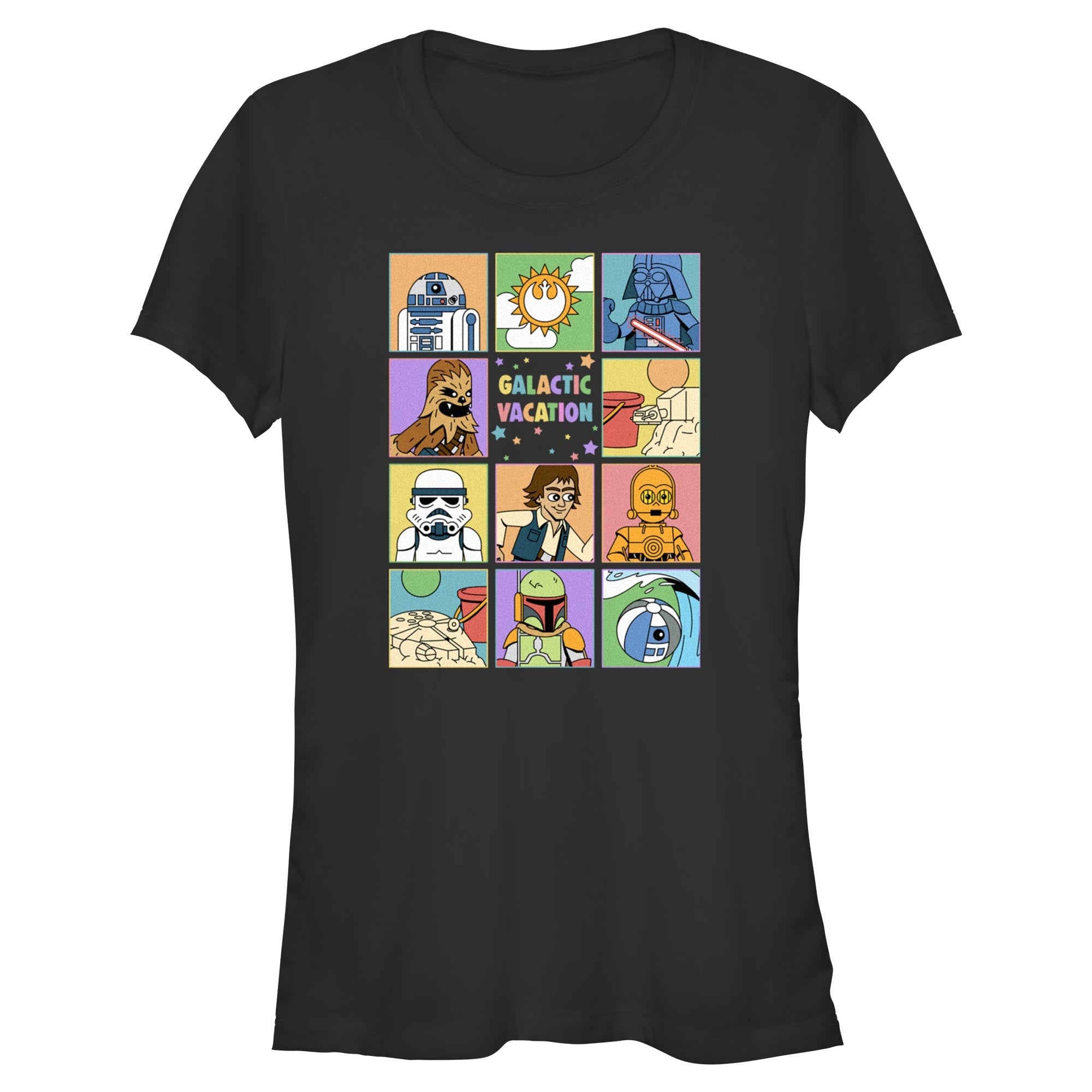 Junior's Star Wars Galactic Vacay T-Shirt - POPvault