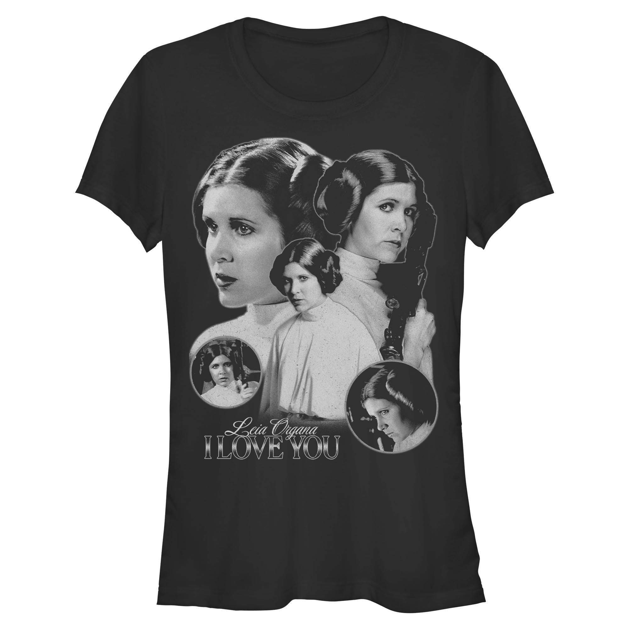 Junior's Star Wars Leia Organa I Love You T-Shirt - POPvault