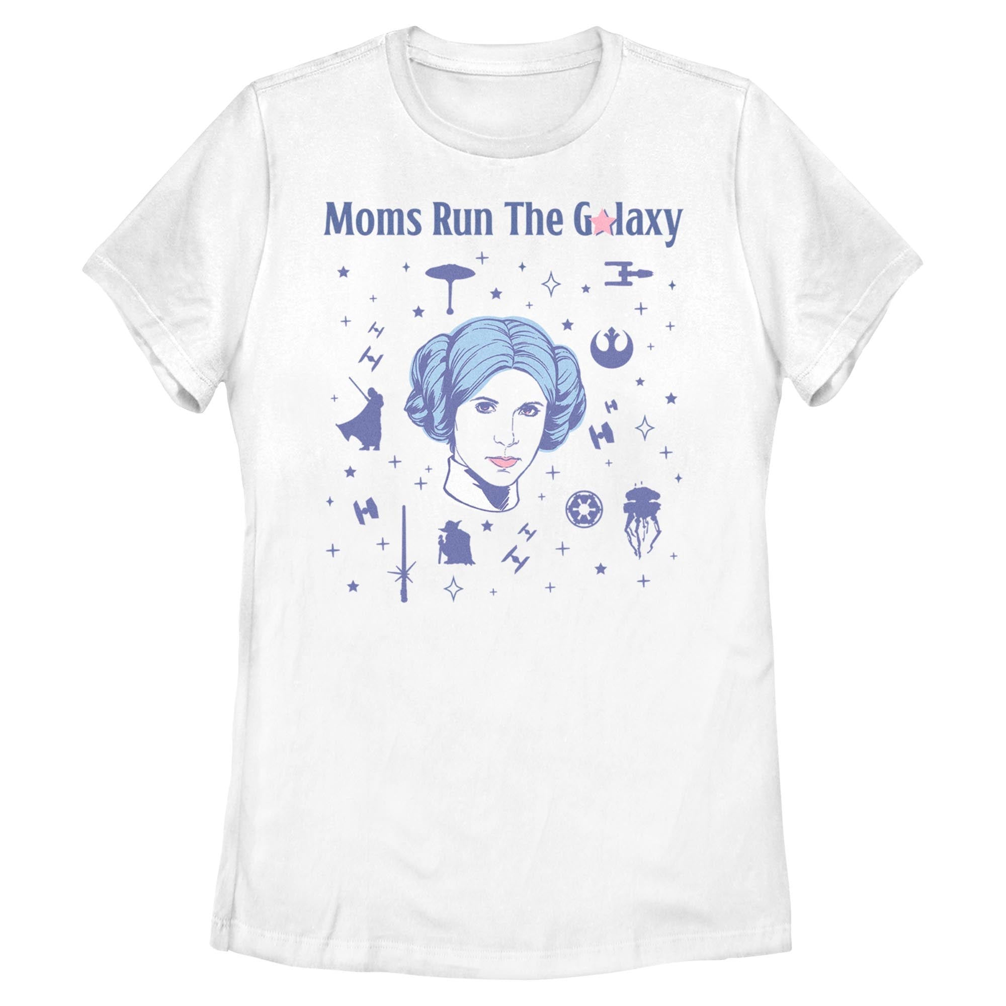 Junior's Star Wars Moms Run The Galaxy T-Shirt - POPvault