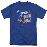 Jurassic Park Bingo Dino Dna Mens T Shirt Royal Blue - POPvault