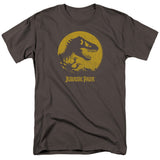 Jurassic Park T - Rex Sphere Mens T Shirt Charcoal - POPvault