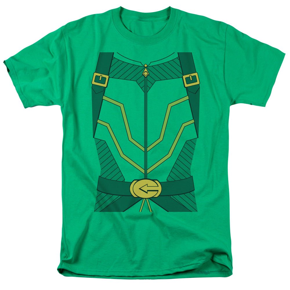 Justice League Arrow Uniform Mens T Shirt Kelly Green Officially Licensed - POPvault