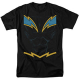 Justice League Black Lightning Mens T Shirt Black Officially Licensed - POPvault
